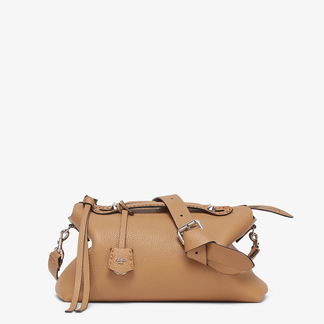 FENDI By The Way Selleria Large Cappuccino-colored Selleria bag with 200 hand-sewn stitches - Image 1